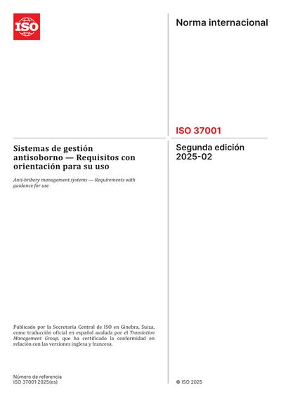 Standards PDF Cover Page